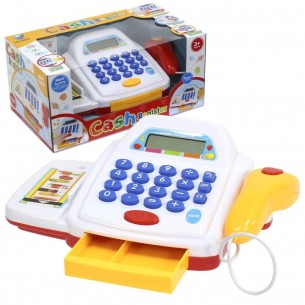Hape Caja registradora Beep 'n' Buy | Caja registradora de juguete de juego  de rol para niños, para niños a partir de 3 años