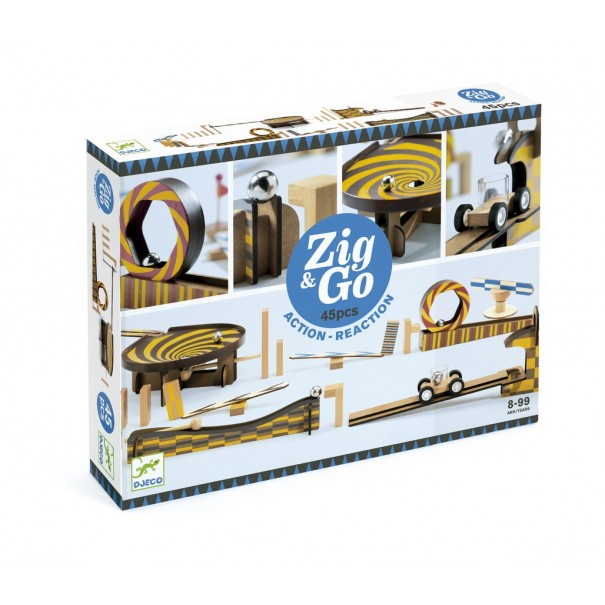 Zig&Go! - Circuit de reacció en cadena 45 pcs