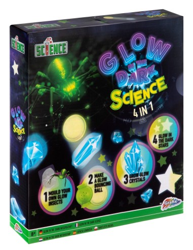 Joc de Ciència Glow in the Dark - 4 en 1