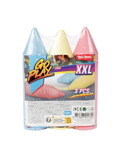 Tizas XXL - 3 colores