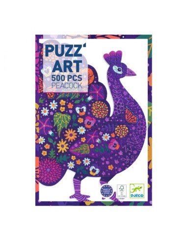 Puzzle Art Pavo Real - 500 piezas