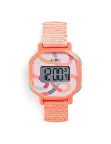 Reloj digital - Pastel Volute