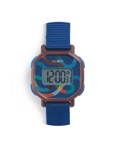 Reloj digital - Blue Volute