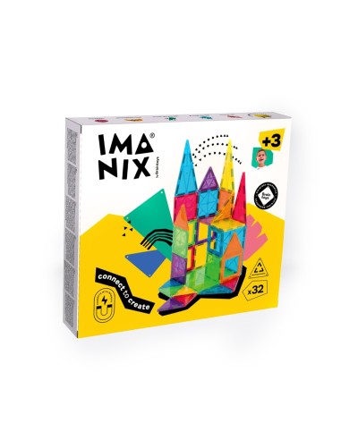 Imanix construcción magnética 32 piezas