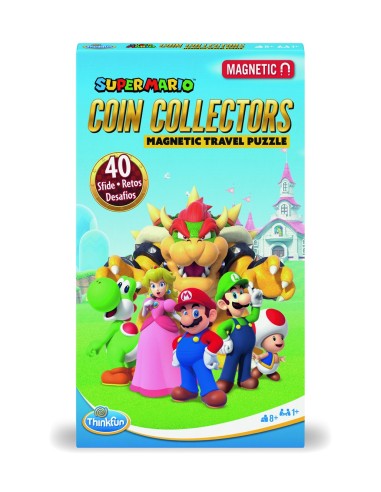 Super Mario Coin Collectors - Puzle magnético de viaje