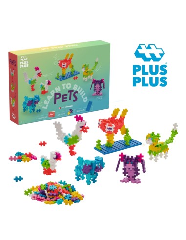 Plus-Plus Learn to Build Mascotas 275 piezas