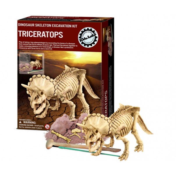 Kit de excavación - Triceratops